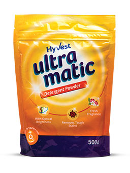 Hyvest Ultra Matic Detergent Powder 500g